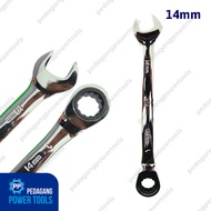 ATS Wrench Ratchet Wrench 14mm Reversible Combination Ratchet Wrench Ringpas 14mm