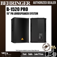 Behringer B1520 PRO 15" 2-Way Passive Speaker Sound / PA System (B1520PRO / B-1520)