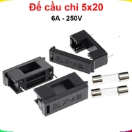 Fuse base, 5x20mm tube fuse box
