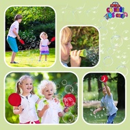 2 printed toy blows bubbles and polishes table tennis by hand for children