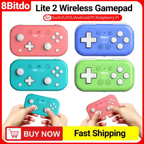 8BitDo Lite 2 Wireless Gamepad with Motion Controls Linear Motors Vibration Wireless Gaming Controll