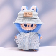 V4 LABUBU4.0 mini Labubu clothes striped shirt set[Clothes only]