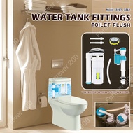 Toilet Water Tank Valve Set Flush Inlet Valve Toilet Pump Cistern Bottom Entry Inlet Flush Valve Bathroom Accessories