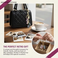 [PEMY] Vintage Cassette Tape Keychain 80s 90s Music Gift for Women Girls Fashion Bapa Pendant [MY]
