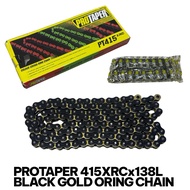 LC4S/LC5S/Y15ZR/Y16ZR/Y125 415XRCx138L BLACK GOLD ORING CHAIN ORIGINAL PROTAPER