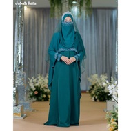 BAJU DRESS | BAJU JUBAH Bridal Set Ratu Arab In EMERALD GREEN | Full set 9 Item | Nikah | Tunang 202