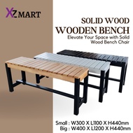 Bench Chair 100% Solid Wood Bench / Kerusi Panjang / Dining Chair / Wooden Bench / Kerusi Kayu