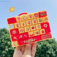 SEVENHOME3E Mini Keyboard Pendant, 26 Key Cute Pendant Decompression Button Toy, Mini Keychain Mini 