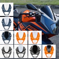 Ultrasupplier Headlight Fairing Screen Cowl Cover Motorcycle Windshield for KTM RC200 RC 390 RC125 2