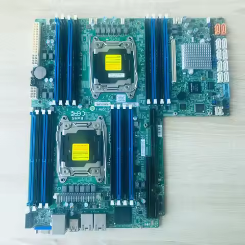 Server Motherboard LGA2011 C612 Support E5 2600 V3 V4 CPU PCI-E3.0 DDR4 X10DRW-i 1U