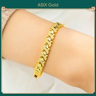 ASIX GOLD Bracelet 24K Gold Plated 916 Gold 18K Saudi Gold Korean Fashion Charm Love Bracelet For Wo