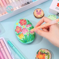 3D Acrylic Painting Gel Pens Acrylic Painting Pens Quick-Drying Drawing Gel Liners Pens For Cards Sc