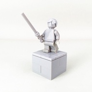 MOC Building Blocks Star Wars SKYWALKER LUKE Gray STATUE LUKE SKYWALKER STATUE