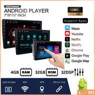 ✳Android Car Player 7 9 10 Inch Mohawk Android Player AHD (4GB RAM+32GB) Quad Core Car Multimedia MP5 Player Reverse Cam❅