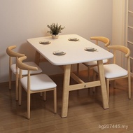 6 Tables Chair Restaurant Rectangular Dining Person Rental Room 4 Modern Simple Dining Table Combina
