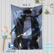 Solo leveling blanket - solo leveling - manhwa blanket - custom solo leveling blanket - river jin wo