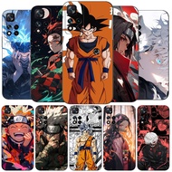 Case For Xiaomi Redmi Note 11 PRO PLUS+ 5G Global Case For Redmi Note 11S 5G Phone 6.6inch Back Cover black tpu case Japanese classic anime