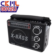 วิทยุขนาดพกพา รุ่น CKML-004U ของแท้ วิทยุขนาดเล็ก วิทยุคลาสสิค ไฟฉายในตัว วิทยุพกพา วิทยุ 3ระบบ AM/F