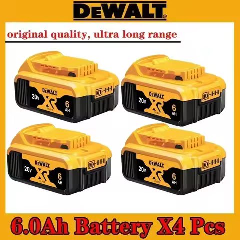 1️⃣100% Genuine Dewalt 20V Battery 5AH 6AH Rechargeable Lithium Ion Battery, Dewalt DCB200 Power Too