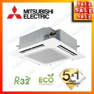 MITSUBISHI 2HP / 2.5HP / 3HP NON-INVERTER R32 CEILING CASSETTE AIRCOND PL-MBAK AIR CONDITIONER