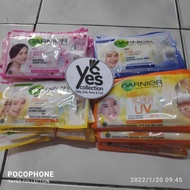 A7 Garnier Krim UV malam Siang SASET cream Sunscreen SPF Yoghurt