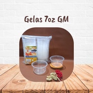 GM 7oz Plastic Cups Small Plastic Jelly Cups @50pcs