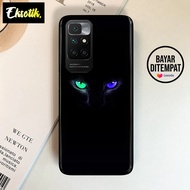 Case Xiaomi Redmi 10 Terbaru - Casing Xiaomi Redmi 10 - Eksotik - Mata Hitam - Silikon - Cassing - K