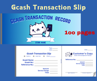 100pages Gcash Transaction Slip w/ customer's receipt