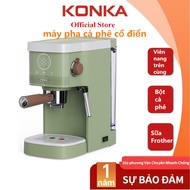 KONKA 20Bar 3in1 Espresso Ý Cổ điển cổ điển của Ý Cofee Maker Maker Coffee Powder Kopi