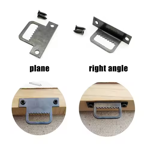 25pcs Black Metal Picture Photo Oil Painting Mirror Frame Sawtooth Saw Tooth Hidden Hanger Hook with