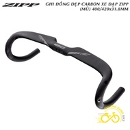 Carbon ZIPP road bike flat curved handlebars 400 / 420 x 31.8mm (Humpback)