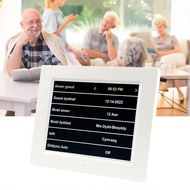 alwaysonline Digital Calendar  Auto Dimming 8in Screen USB 2.0 Dementia Clock Photo Video Upload for