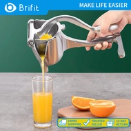 Brifit สแตนเลส 304 คั้นน้ำผลไม้ Citrus Juicer มือกด Heavy Duty มะนาว Squeezer เครื่องคั้นน้ำผลไม้ด้วยมือที่ถอดออกได้ Orange Lime Grapefruit Presser