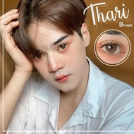 💋 มีค่าสายตา 💋 Wink Thari Omg Dna Brown Gray 💋  บิ๊กอาย สุดปัง คอนแทคเลนส์ รายเดือน มีอย แถมตลับฟรี 