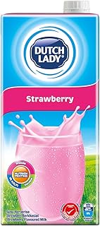 Dutch Lady UHT Milk - Strawberry 1L
