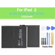 ของแท้ 100% [iPad 2] แบตเตอรี่ สำหรับ iPad 2 A1395 A1396 A1397 A1376 A1316 เปลี่ยน 6500mAh + ของขวัญ