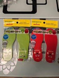 [清貨] 小童 鞋墊 Gachapin and Mukku 富士電視台 吉祥物 綠 紅 13 至 17 cm