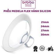 Phễu hút sữa Medela Flex size 21-24-27-30mm chính hãng vành Silicon dùng cho tất cả các loại máy hút