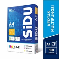 SIDU HVS PAPER 75 GSM - A4 75Gsm