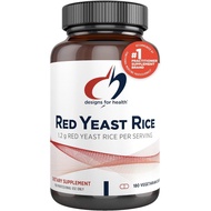 Designs for Health Red Yeast Rice Capsules - 1200mg (1.2g) Supplement to Support Cardiovascular Heal