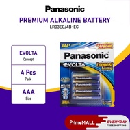 PANASONIC 1xSET FREE SHIPPING LR03EG/4B-EC Evolta Battery AAA SIZE 4PCS Alkaline Battery Extra Power