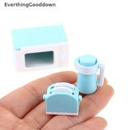 Everthing 1 Set Mainan Microwave Mini Skala 1 12 Untuk Rumah Boneka