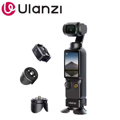 DJI Osmo Pocket 3 Kit Ulanzi PK-08 Pocket 3 Mini Tripod Kit Tripod & Grip Mode Switch Arri Locating