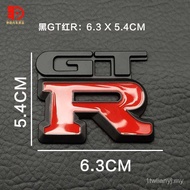 Pelekat Kereta GTR Sesuai untuk Pengubahsuaian GTR 3D Logam Peribadi GTR Logo Kereta Logo Ekor Pelek