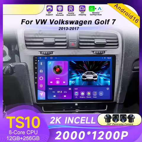 Radio Golf MK7 Android Car Android 16 Car Radio For Volkswagen VW Golf 7 MK7 GTI 2012-2021 Right Han
