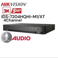 DVR 4ch Hikvision DS-7204HQHI-M1/XT Full HD 3K/5MP DVR 4 Channel Hikvision 4 ch Official Warranty