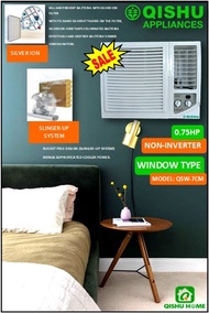 QISHU 0.75HP Window Type Aircon Non-Inverter QSW-7CM
