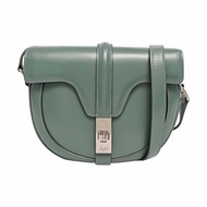 CELINE 16 小號綠色牛皮單肩包 銀色五金 9.8新