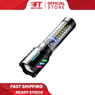 [New Stock] KEZU KH-W519 Flashlight with 18650 Battery, Rechargeable, 1000m Long Range & 4h Use Time