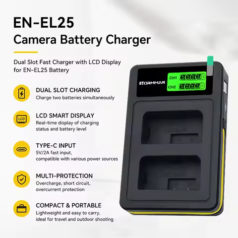 EN-EL25 EN EL25 EN-EL25a Digital Camera Battery Charger For Nikon Z50 Z30 Z FC Mirrorless